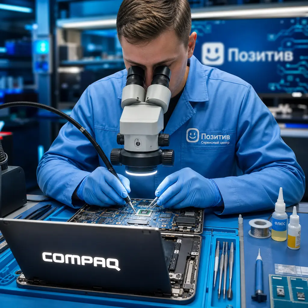 Замена видеокарты ноутбука Compaq в Смоленске