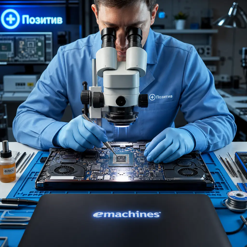 Замена видеокарты ноутбука Emachines в Смоленске
