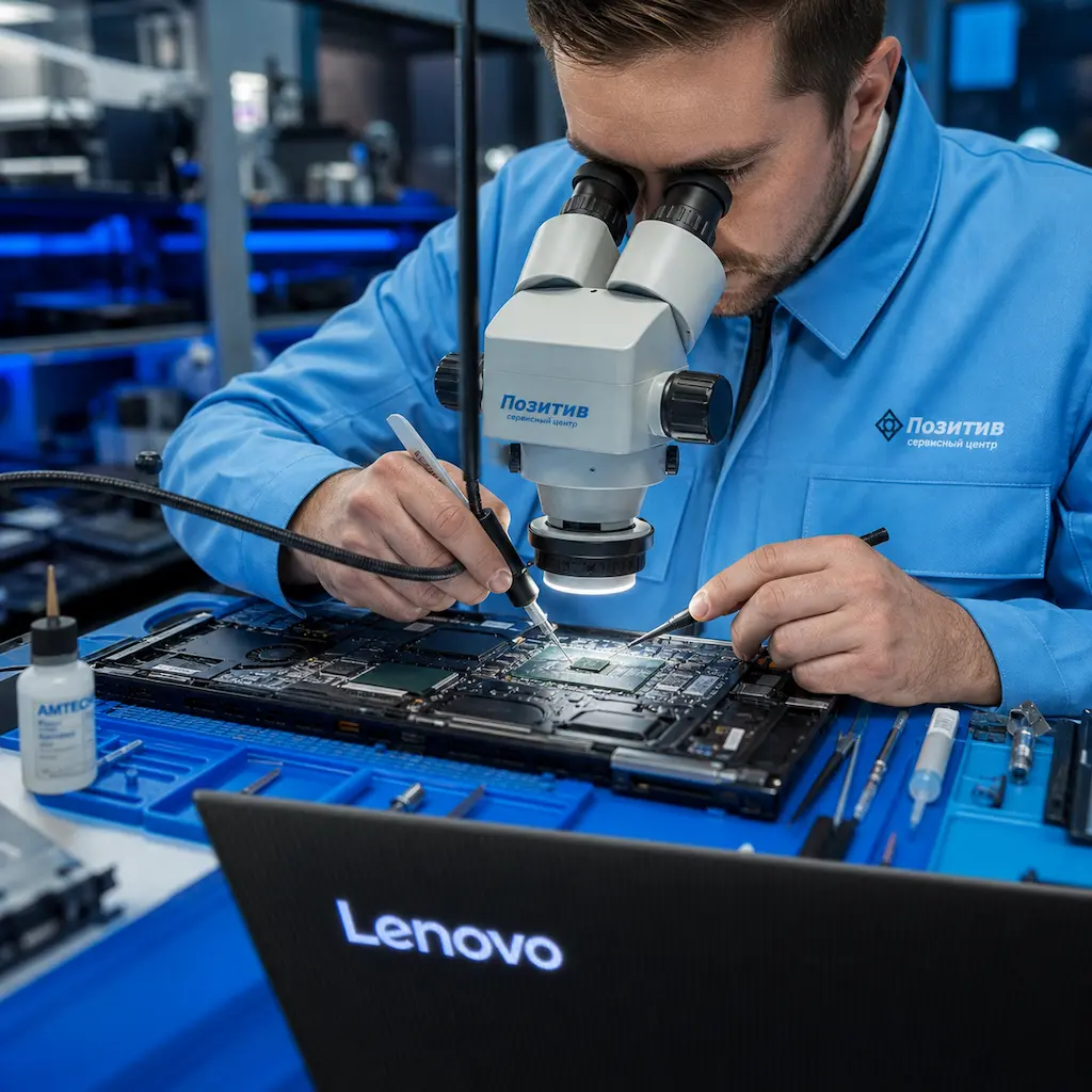 Замена видеокарты ноутбука Lenovo в Смоленске