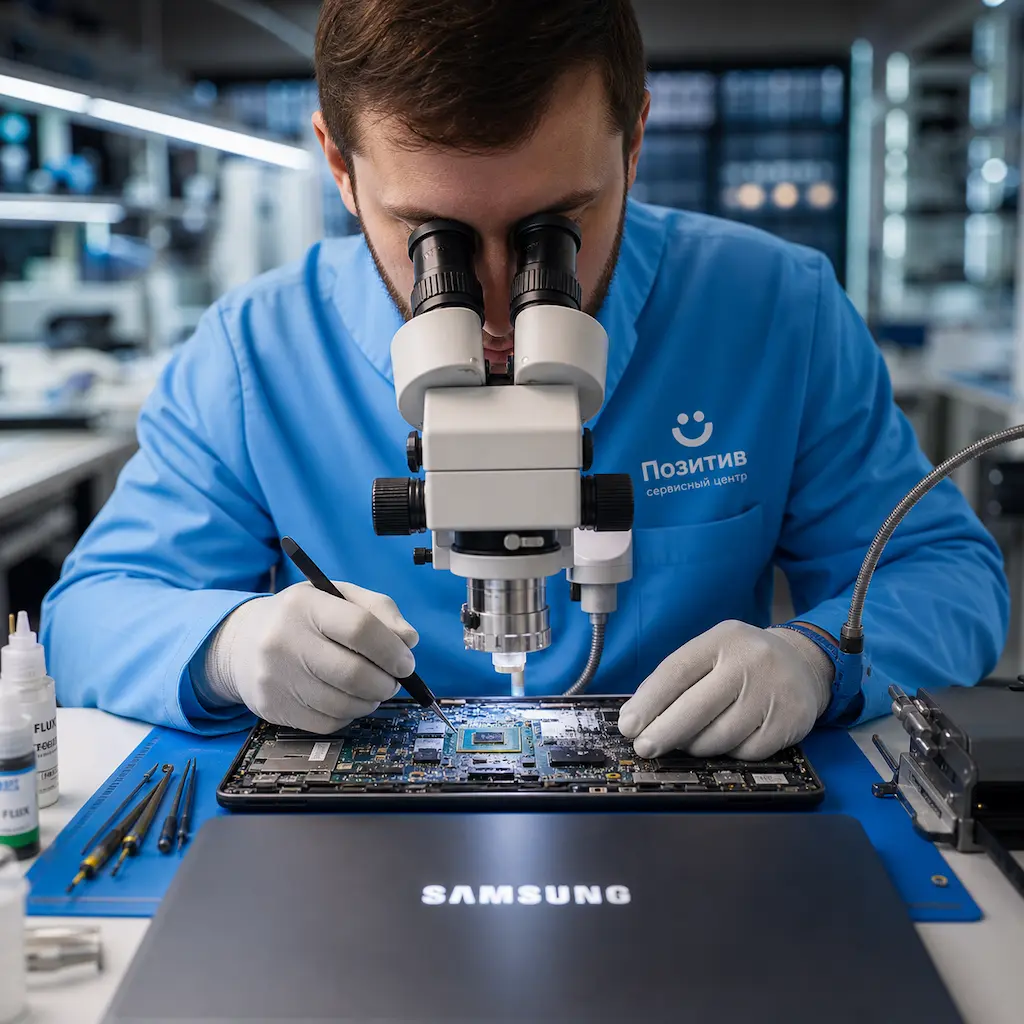 Замена видеокарты ноутбука Samsung в Смоленске