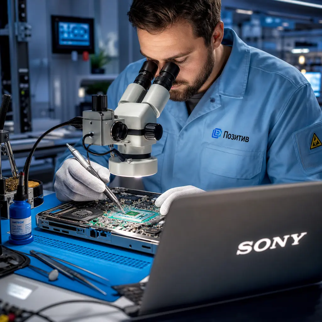 Замена видеокарты ноутбука Sony в Смоленске