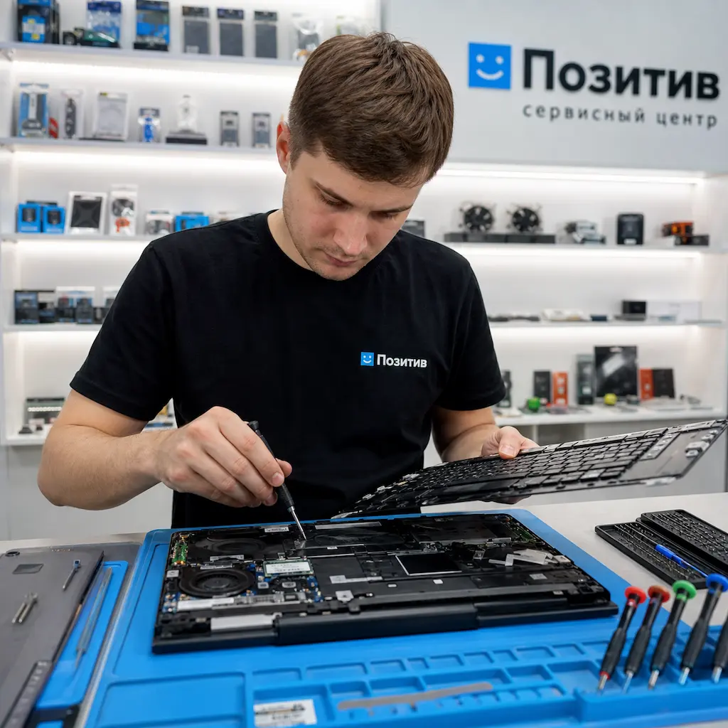 заменить клавиатуру на ноутбуке Samsung в Смоленске