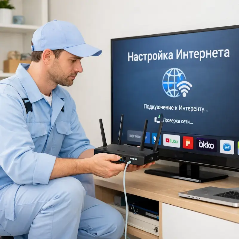 Настройка интернета на телевизоре в Смоленске