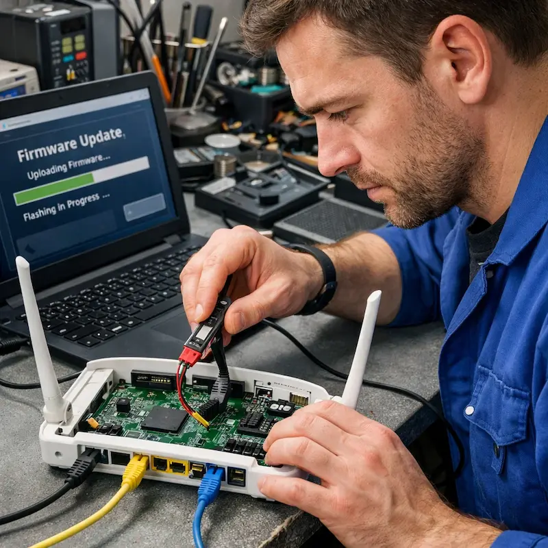 Обновление прошивки роутера в Смоленске