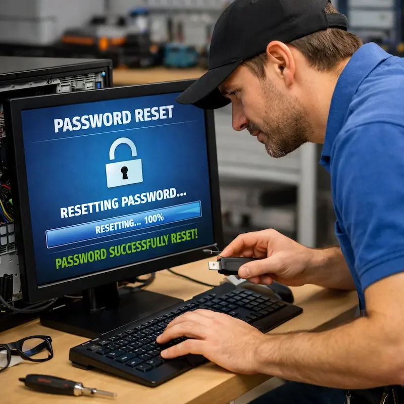 Сброс пароля от компьютера в Смоленске