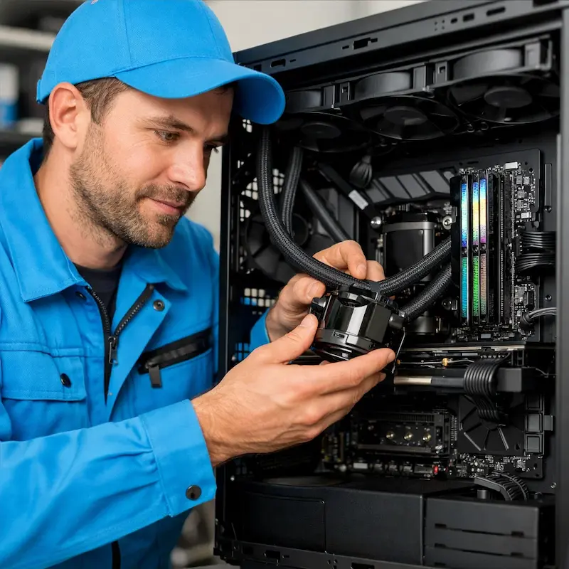 Установка СЖО на ПК в Смоленске