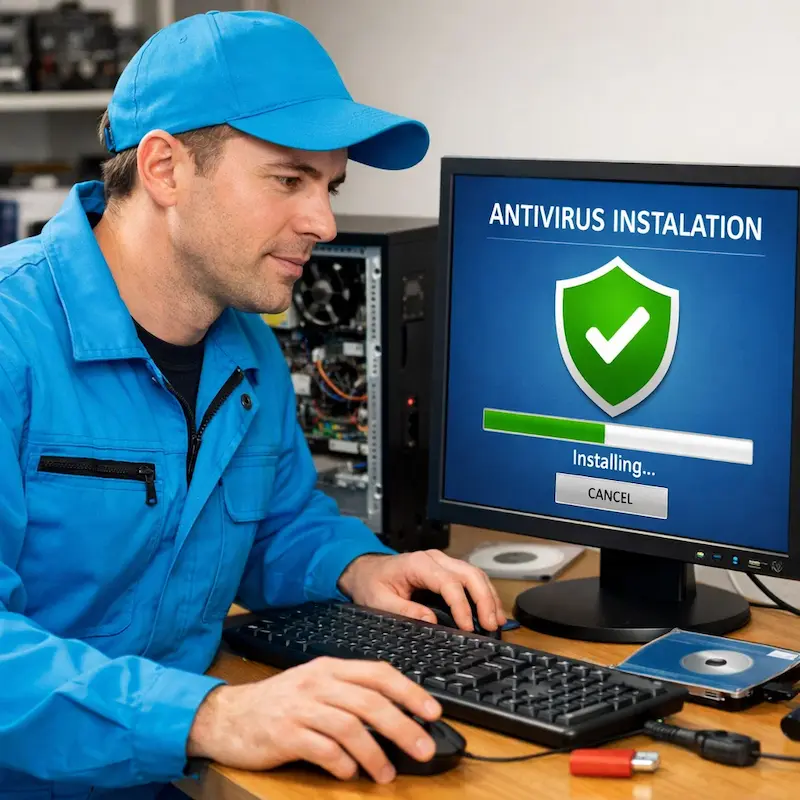 Установка антивируса на ноутбук в Смоленске